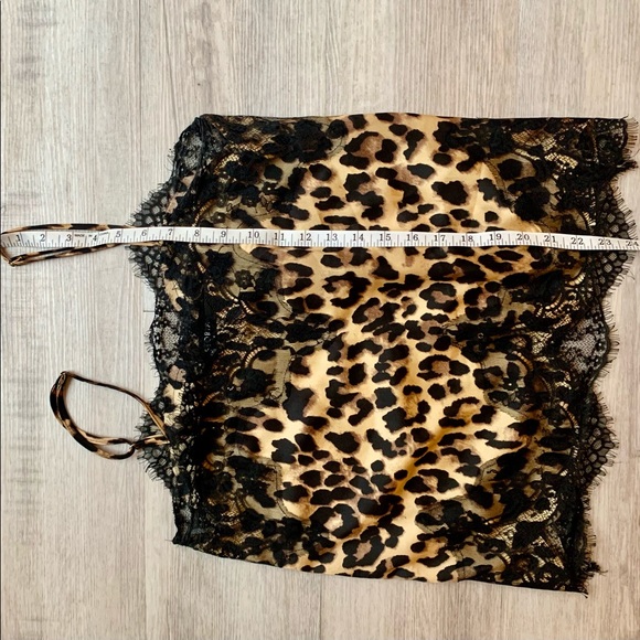 🔥Storia Leopard Print Lace Cami M - Picture 4 of 7
